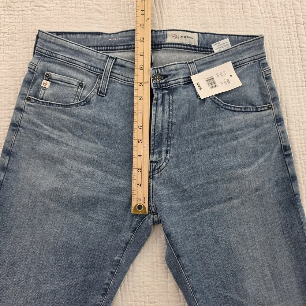 AG A Goldshmeid AG-ED Denim Tellis Modern Slim Men's 33x33 NWT Stretch NEW‎